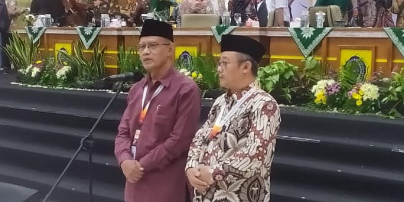 Prof Haedar Nashir dan Abdul Mut'i Terpilih Ketum dan Sekum PP Muhammadiyah Periode 2022-2027/Ist