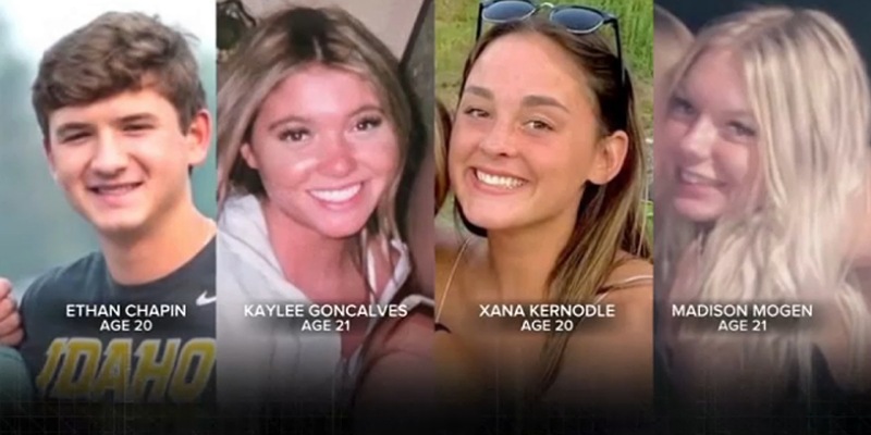Empat mahasiswa korban pembunuhan.