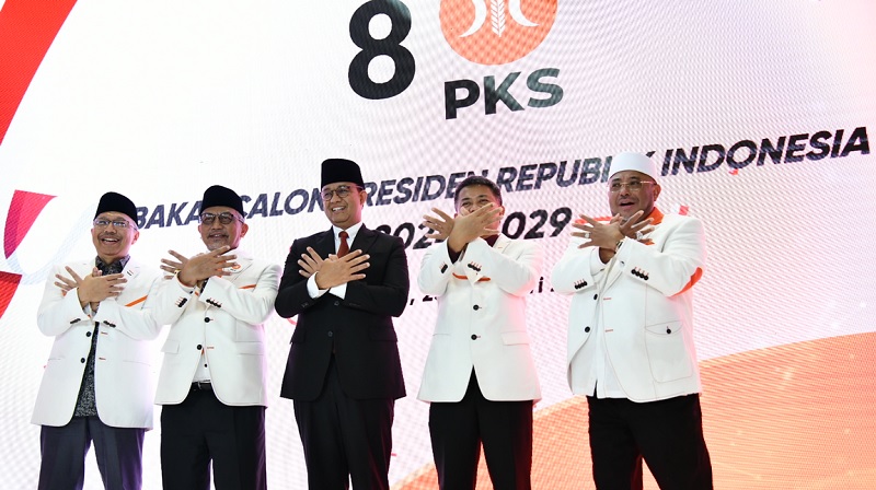 PKS mendeklarasikan Anies Baswedan bakal Capres 2024/Dok. PKS