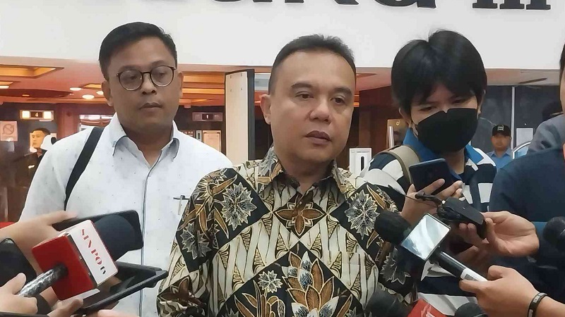 Ketua Harian DPP Partai Gerindra Sufmi Dasco Ahmad membantah aliran dana BTS mengalir ke Gerindra.(Foto: Sinpo)