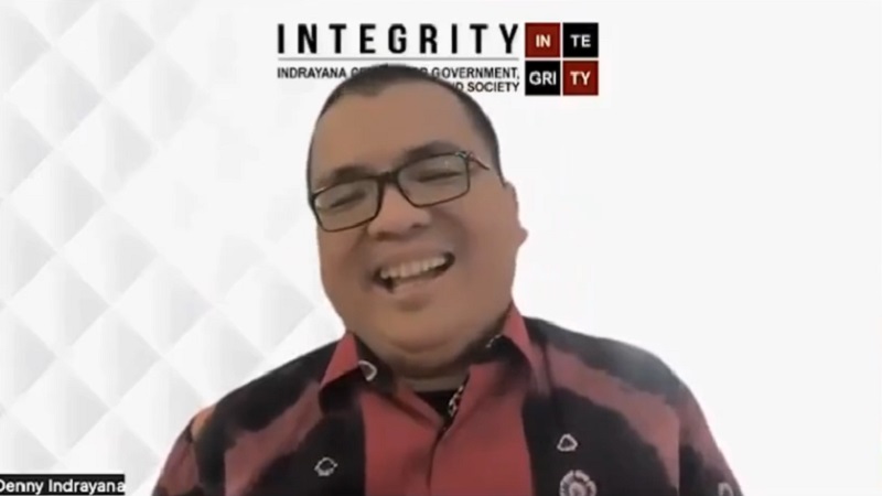 Guru Besar Hukum Tata Negara Denny Indrayana.(Foto: Tangkapan Layar)