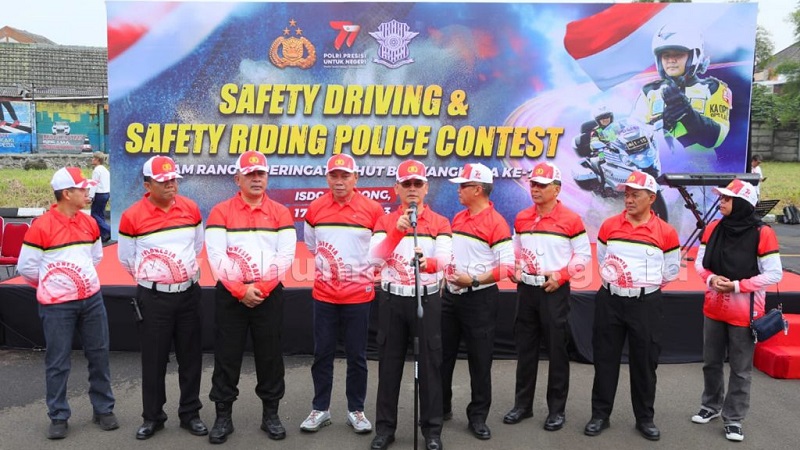 akorlantas Polri Irjen Pol Firman Santyabudi membuka Lomba Safety Driving dan Safety Riding. (Foto: Dok Humas Pilri)