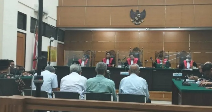 Sidang putusan kasus korupsi mega proyek BFC PT Krakatau Steel, Senin 10 Juli 2023. -