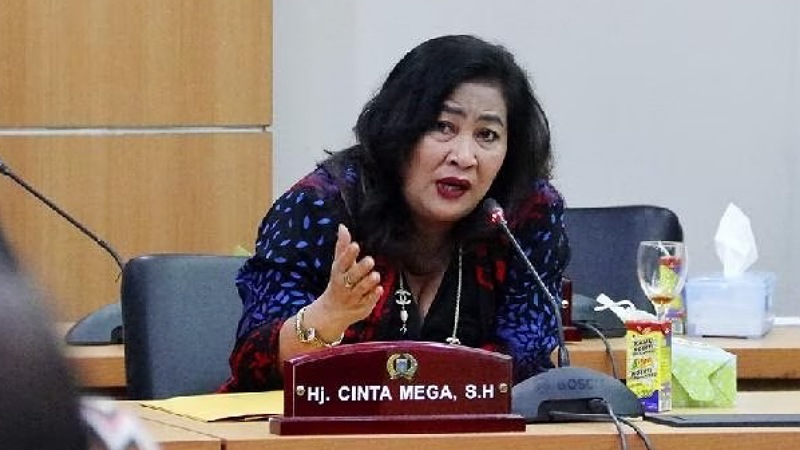 Anggota DPRD Jakarta dari Fraksi PDIP, Cinta Mega. (Foto: Repro)