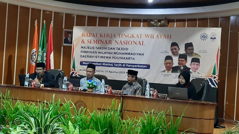 Rapat Kerja Tingkat Wilayah dan Seminar Nasional Majelis Tarjih dan Tajdid PW Muhammadiyah DI Yogyakarta. (Foto: Dok)