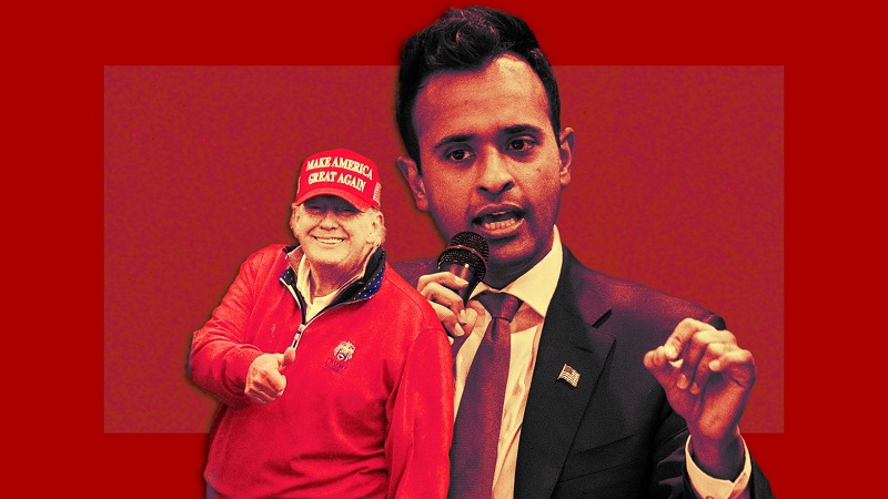 Vivek Ramaswamy kandidat terkuat presiden AS yang disebut punya style mirip Donald Trump.--