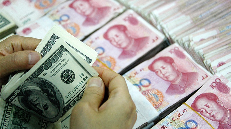 US Dollar vs Renminbi Yuan-STR-AFP-