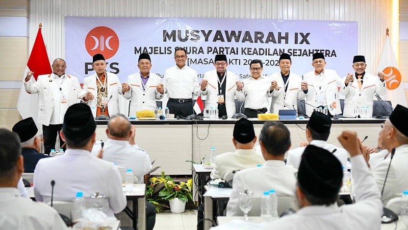 Musyawarah Majelis Syura IX  Partai Keadilan Sejahtera (PKS) resmi menetapkan Muhaimin Iskandar sebagai Cawapresnya Anies Baswedan. (Foto: Ist)