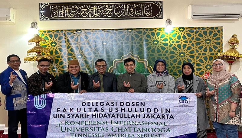 Silaturahmi delegasi Dosen Fakultas Ushuluddin UIN Jakarta ke Masjid al-Hikmah New York. (Foto: Istimewa)