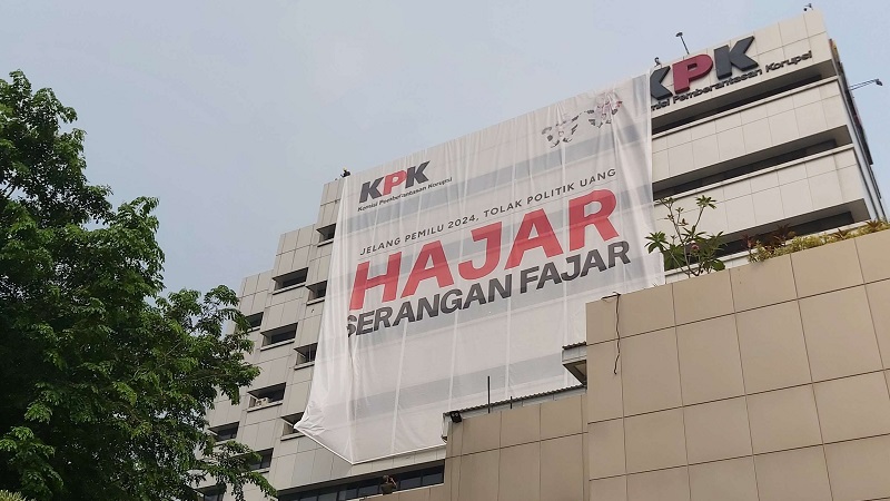 KPK galakan program Hajar Serangan Fajar jelang Pemilu 2024 . (Foto:  Dok RRI)