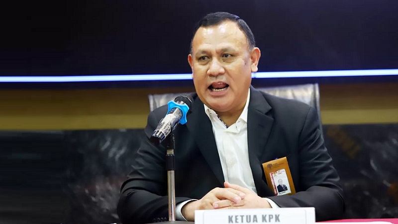 Ketua KPK Firli Bahuri menjadi tersangka kasus dugaan pemerasan yang melibatkan mantan Mentan Syahrul Yasin Limpo (SYL). (Foto: Repro)