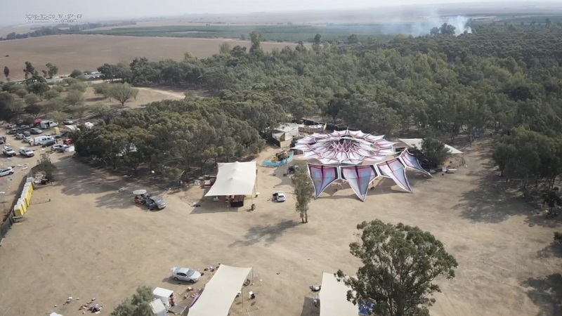Festival Psychedelic Trance di Israel yang diserbu HAMAS. (Foto: Repro)