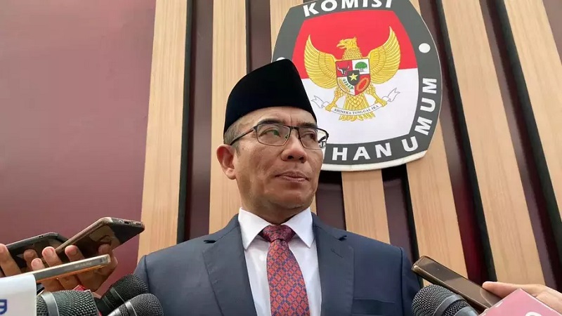 Ketua KPU Hasyim Asyari dinyatakan langgar kode etik proses pencalonan Capres dan Cawapres. (Foto: Repro)