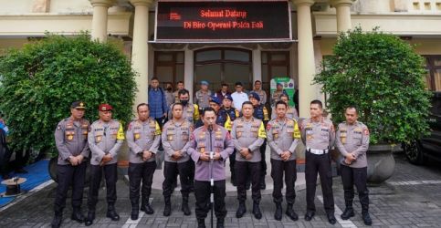 Kapolri Jenderal Pol Listyo Sigit Prabowo saat meninjau command center/Humas