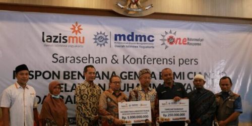Lazismu DI Yogyakarta berhasil mengumpulkan dana kebencanaan sebesar Rp 2,2 Miliar/Dok
