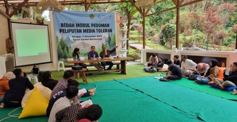 Bedah Modul Pedoman Peliputan Media Toleran, di Bogor, Jawa Barat/Dok. Kemenag