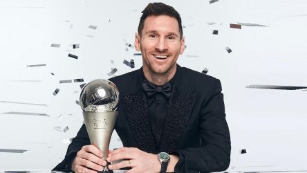 Lionel Messi menjadi pemenang kategori The Best FIFA Men's Player 2022/Repro-Twitter @leomessisite