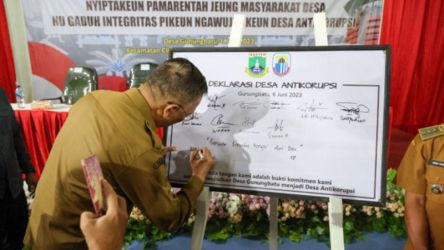 Kabupaten Lebak Provinsi Banten ditetapkan KPK RI sebagai desa percontohan antikorupsi. (Foto: Dok Pemprov Banten)