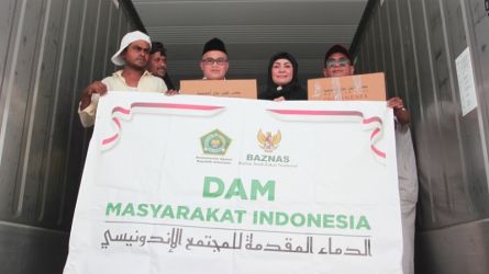Pengiriman Daging Dam petugas dan jemaah haji dari RPH Al Ukaisiyah Makkah ke Indonesia. (Foto: Kemenag)