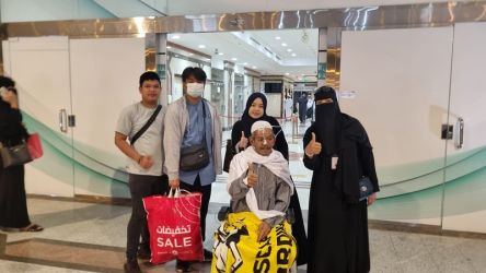Jemaah haji Indonesia yang sudah diperbolehkan pulang ke Indonesia. (Foto: Dok Kemenag)