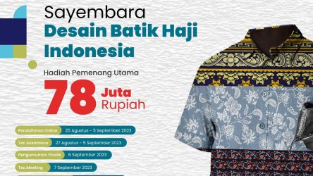 Sayembara desain Batik Haji Indonesia 2023. (Foto: Dok Kemenag)