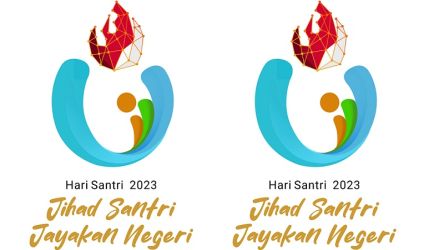Logo hari Santri tahun 2023
