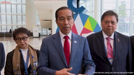 Presiden Joko Widodo memberikan keterangan terkait IKN. (Tangkapan Layar kanal Youtube Setkab)