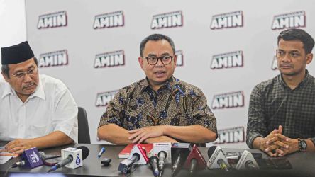 Wakil Timnas AMIN, Sudirman Said buka-bukan sumber dana pasangan Anies-Muhaimin. (Foto: Merdeka.com)