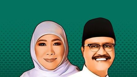 Ilustrasi Gubernur Jatim Khofifah Indar Parawansa dan Walikota Pasuruan Saifullah Yusuf. (Foto: Repro)