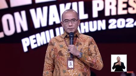 Ketua KPU Hasyim Asyari. (Tangkapan Layar)