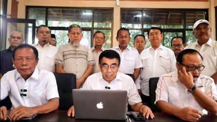 Pernyataan sikap Forum Komunikasi Purnawirawan TNI-Polri untuk Perubahan (FKP3). (Foro: Repro)
