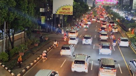 Kemacetan di jalan Ahmad Yani Kota Bekasi. (Foto: Repro)
